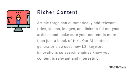 Article Forge Richer Content