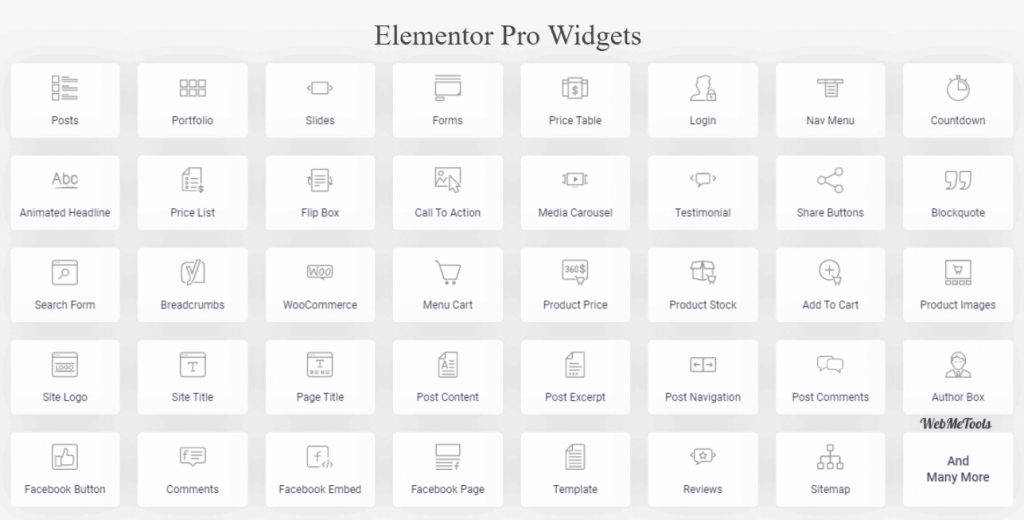 Elementor Pro Widgets