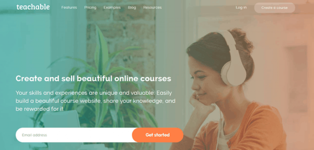 Teachable Online Course HomePage