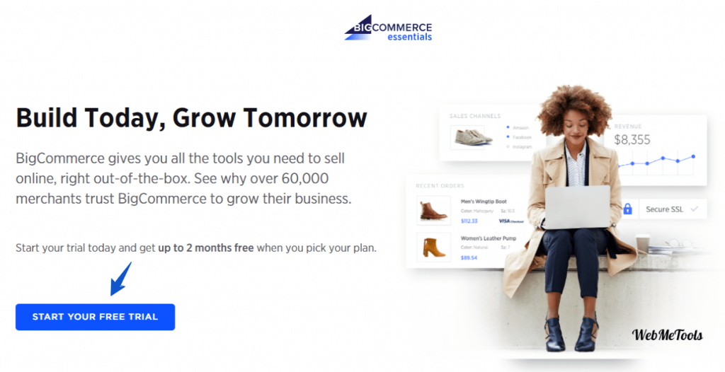 BigCommerce Free Trial 2 months free Essential