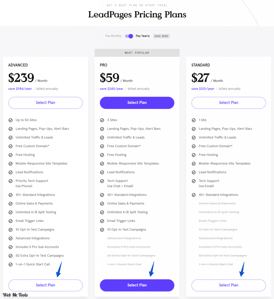 LeadPages Plans with Discount
