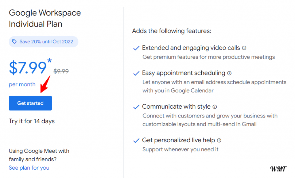 Google Workspace Individual Plan