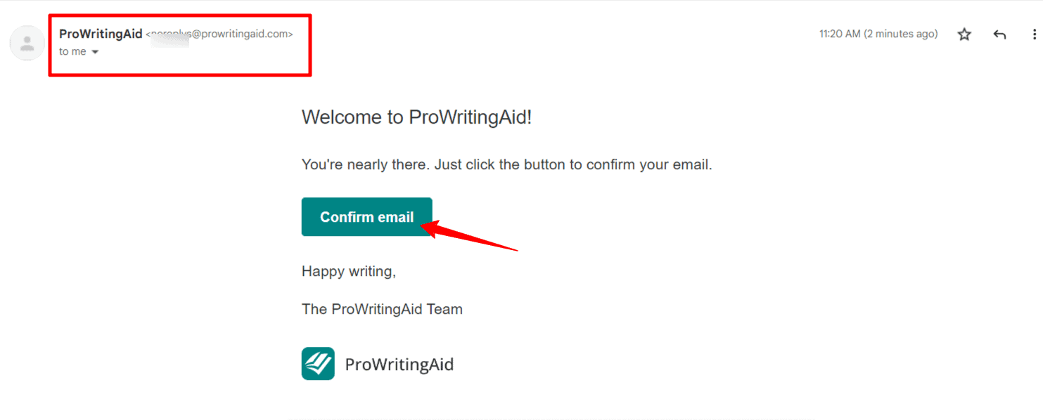Prowritingaid free trial email comfirmation