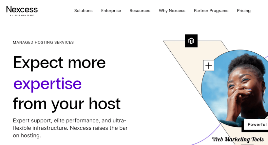 Nexcess Managed Hosting Homepage