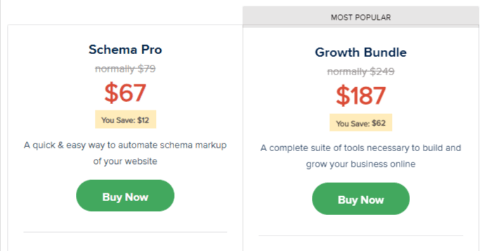 Schema Pro Pricing