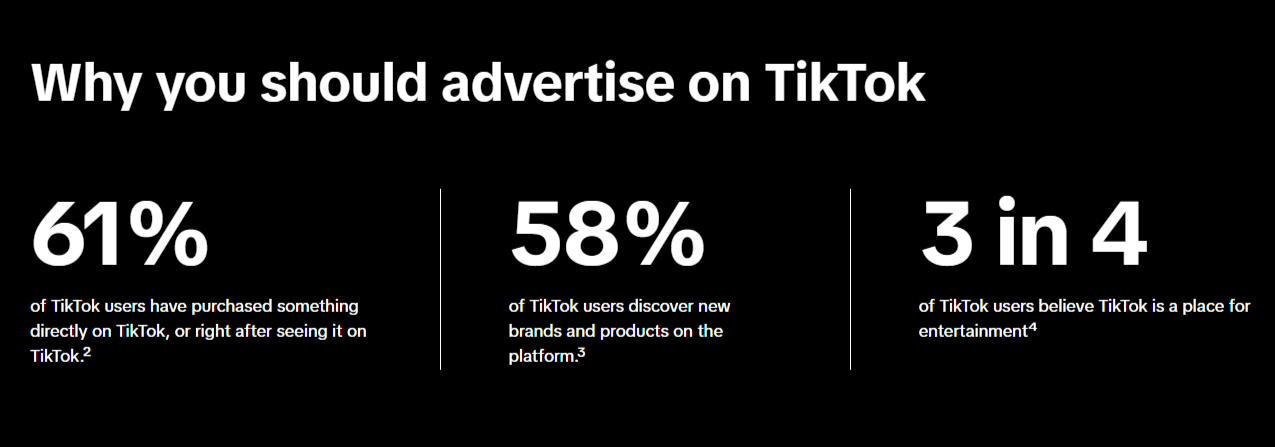 Why advertise on the tik tok