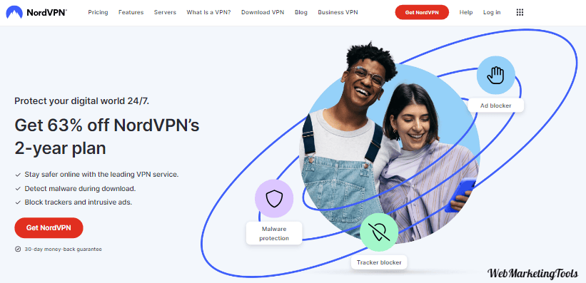 NordVPN- Homepage