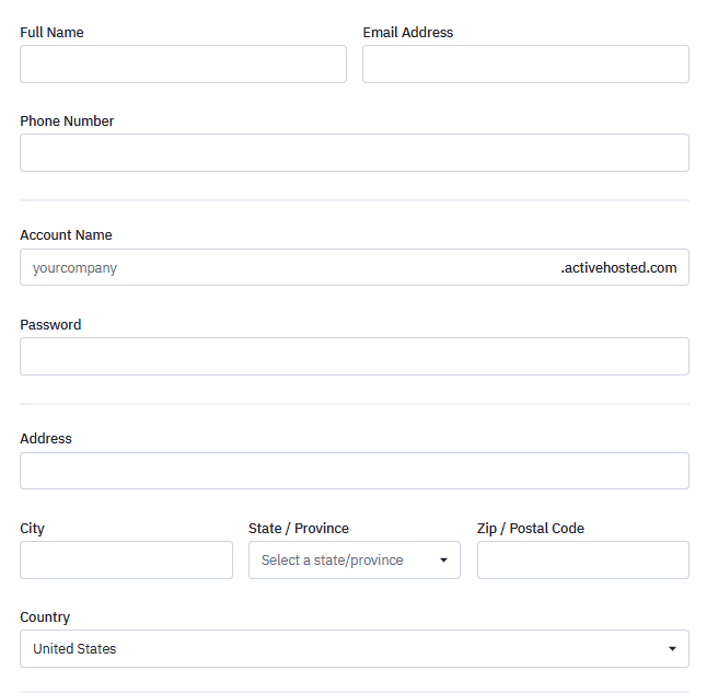 ActiveCampaign Billing Address Checkout ActiveCampaign Billing Address Checkout